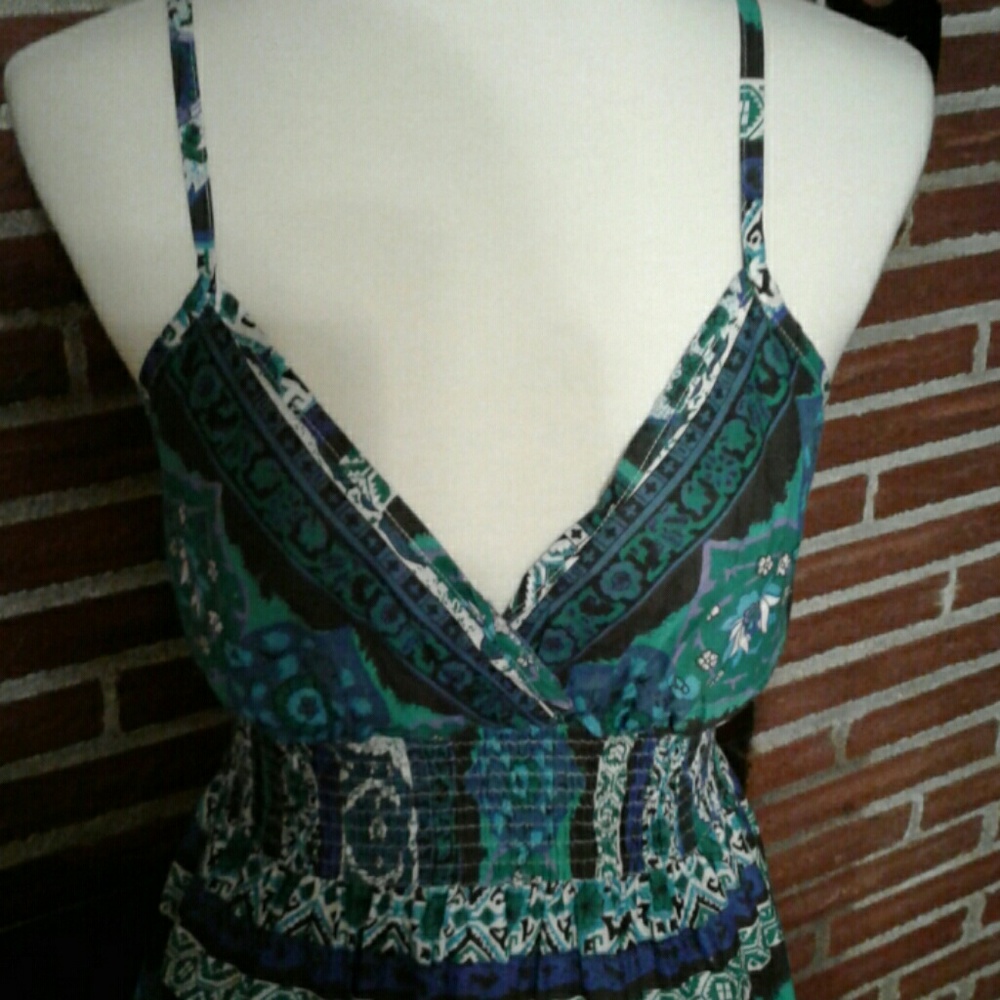 Scandinavian Print Sun Dress