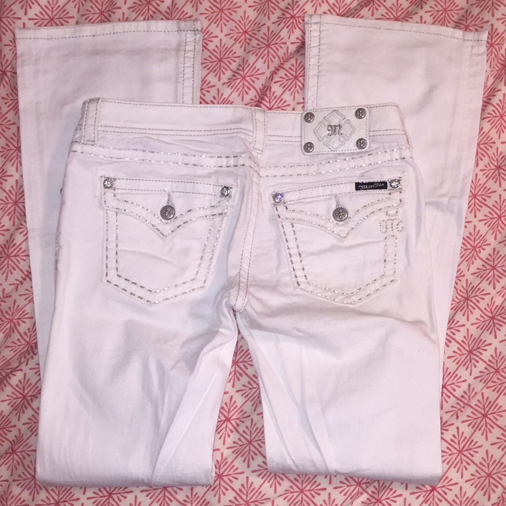 Miss me white jeans