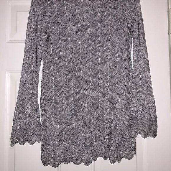 WHBM silver Tunic Size S - Picture 4 of 4