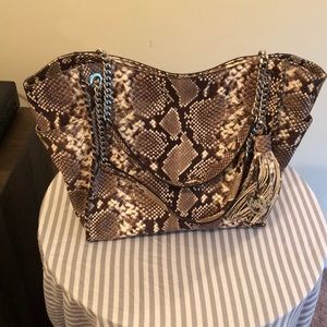 Never Used Large Snake Leather Michael Kors Bag