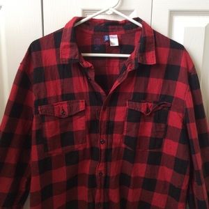 🔹Mens🔹 Divided H&M button down flannel