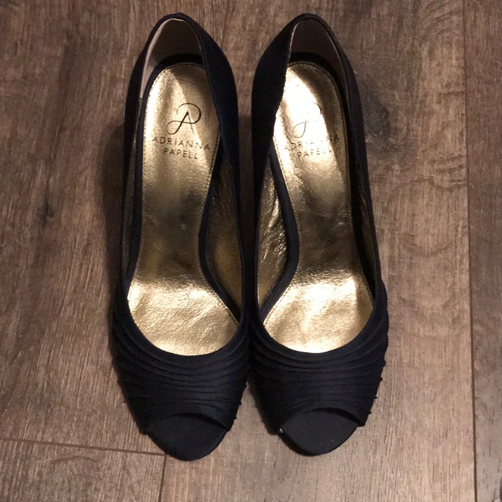 Navy Adrianna Papell Heels