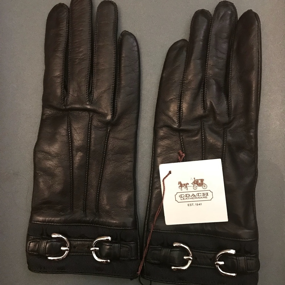 COACH Leather gloves