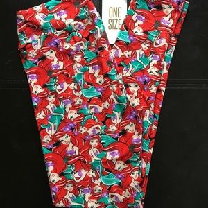 Ariel OS Disney Lularoe Leggings