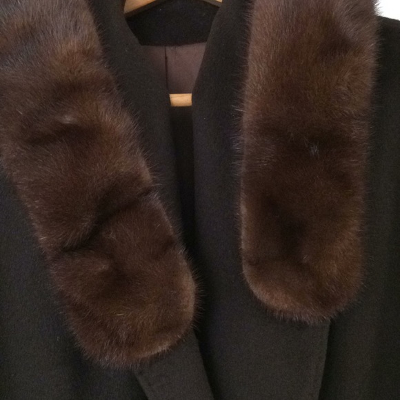 CAMEL / Mink COAT. Purchased Kansas C Boutique.