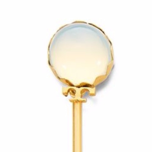 tory burch // opalescent statement drop earrings - Picture 3 of 7