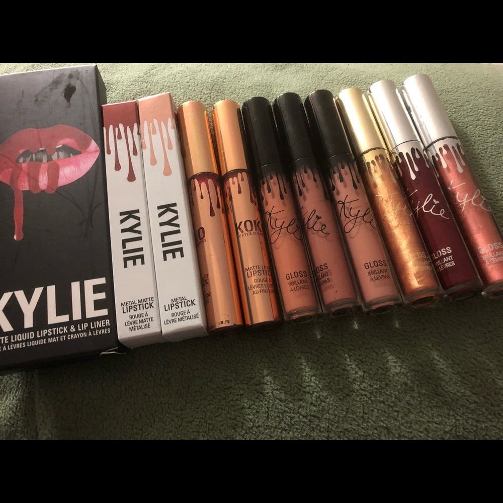 Like & Literally Glosses & Khlo$ matte lipstick