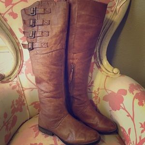Size 8 - Steve Madden Tall Boots - Tan