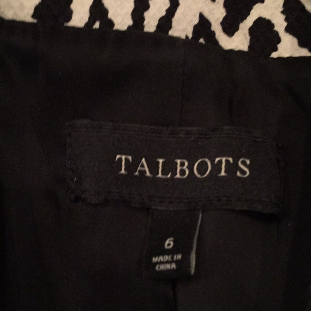 Talbots Beautiful Texture Fully Lined Animal Print - image 3