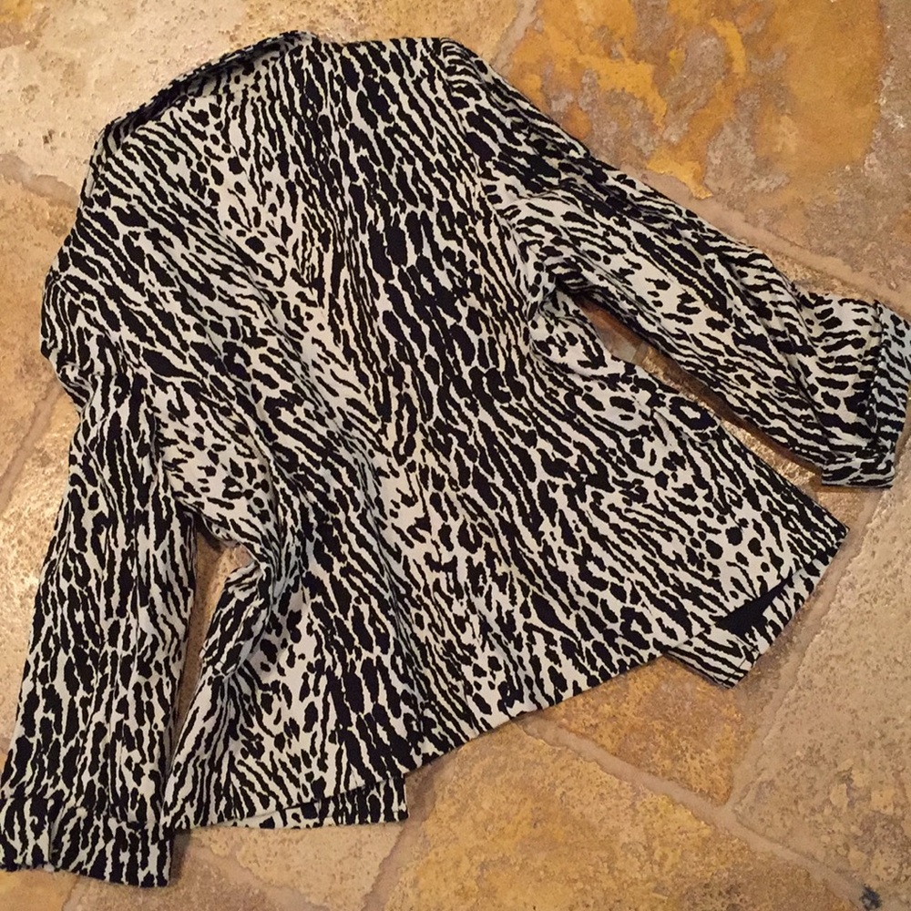 Talbots Beautiful Texture Fully Lined Animal Print - image 7