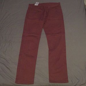 Levi’s 511 32x32 Maroon