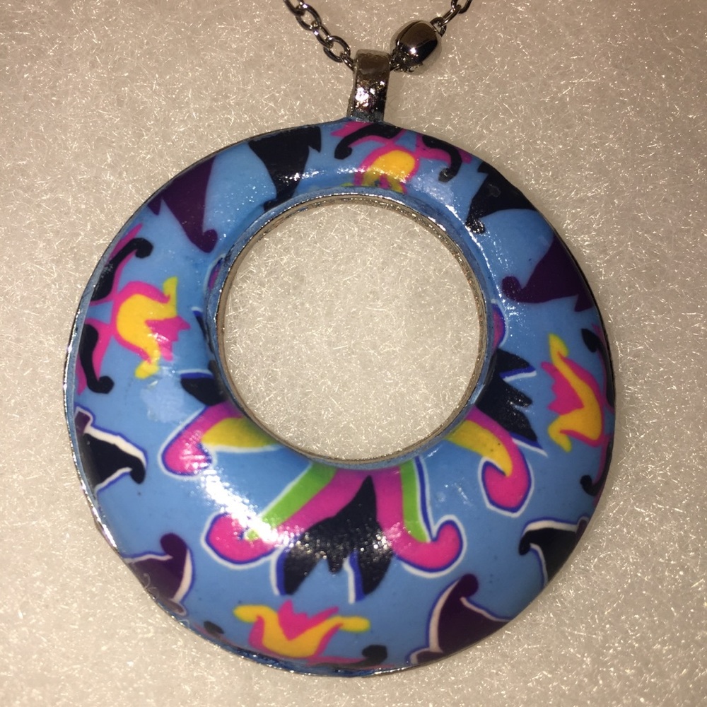Handmade Clay Beaded Necklace