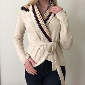 BCBG Maxazria Sweater Cardigan Cowl Neck