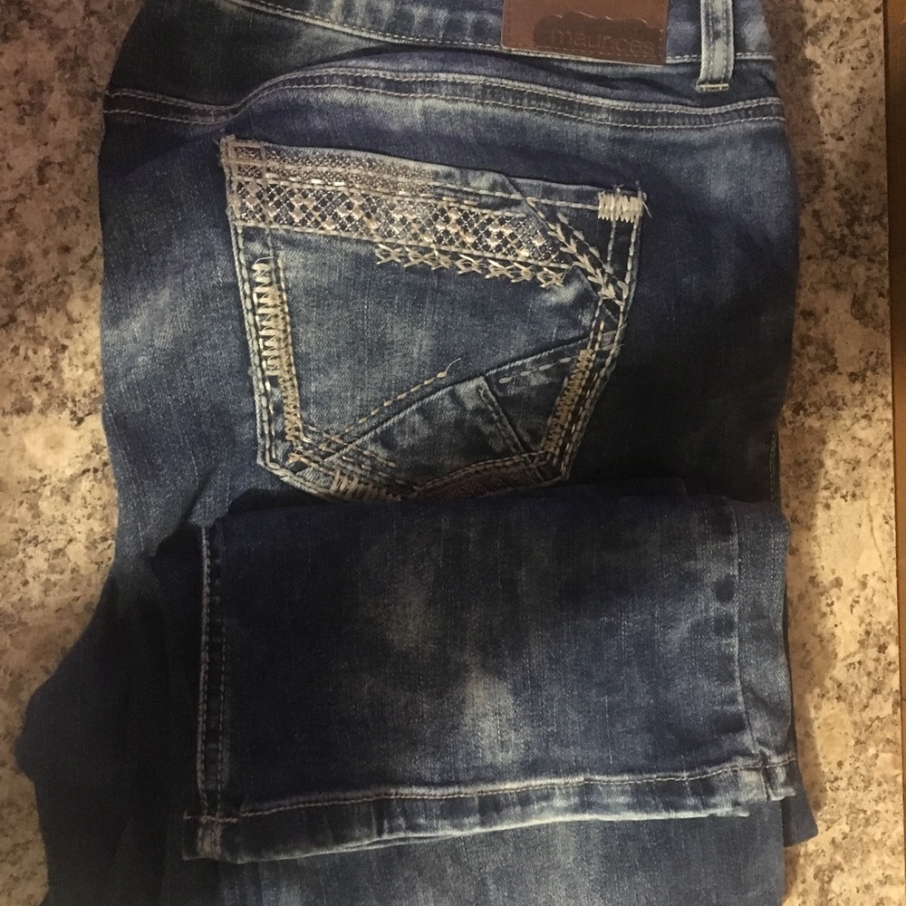Maurices marble wash jeans size 13/14