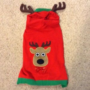 Holiday dog sweater