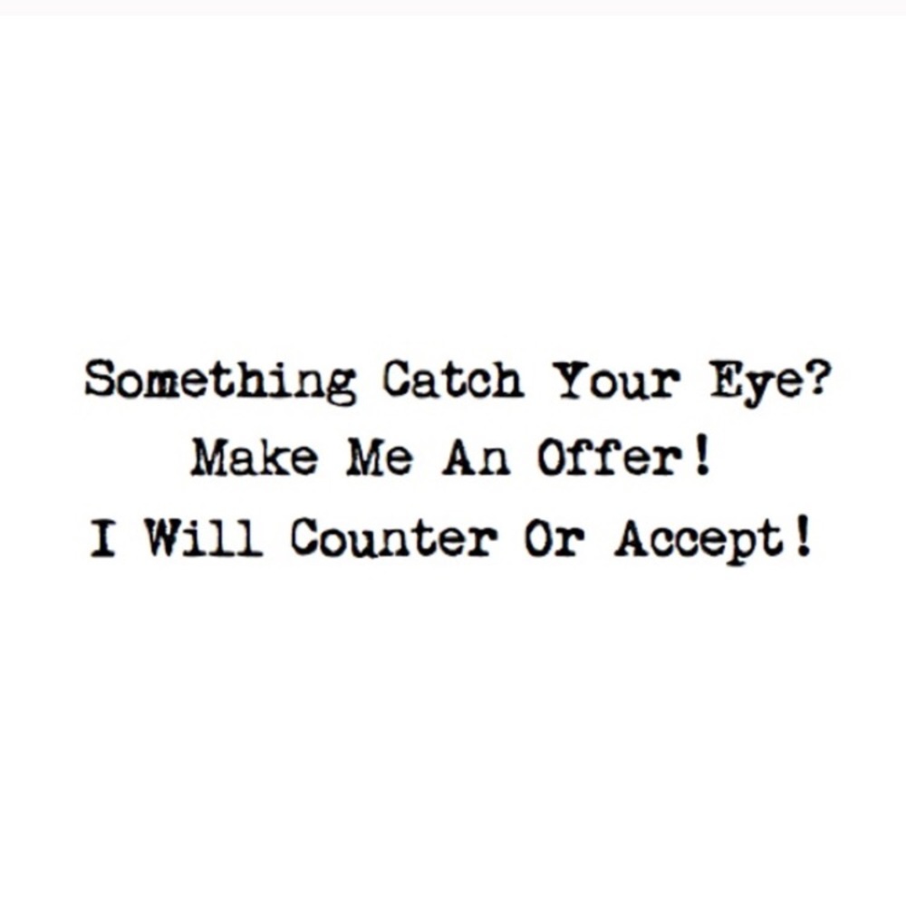 Make An Offer!! I accept all reasonable offers! 💯