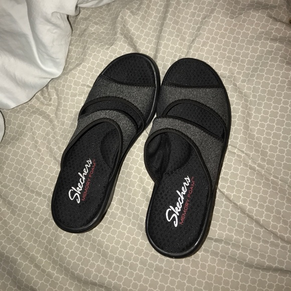 skechers 2 strap sandals