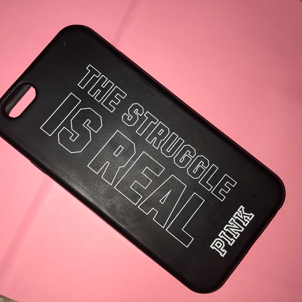 VS PINK Silicone iPhone 6/6s Case