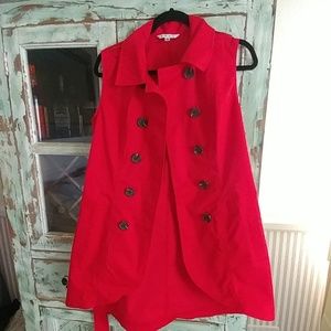 CAbi Poppy Red Convertible Jacket #334
