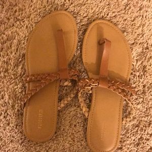 Tan sandals