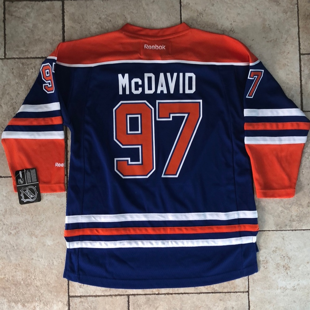 Brand New McDavid Edmonton Oilers Jersey