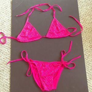 Never Been Worn Padded Sequin Bikini