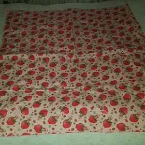 Strawberry Shortcake Baby Blanket Pink