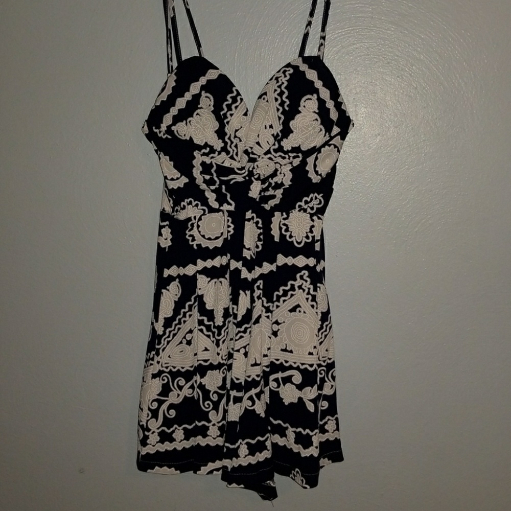 Navy blue playsuit