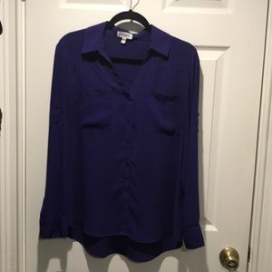 Purple / Blue Original Fit Portofino Shirt