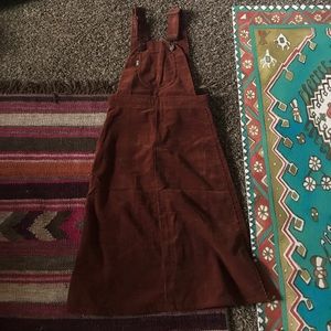 Levi’s corduroy overall dress
