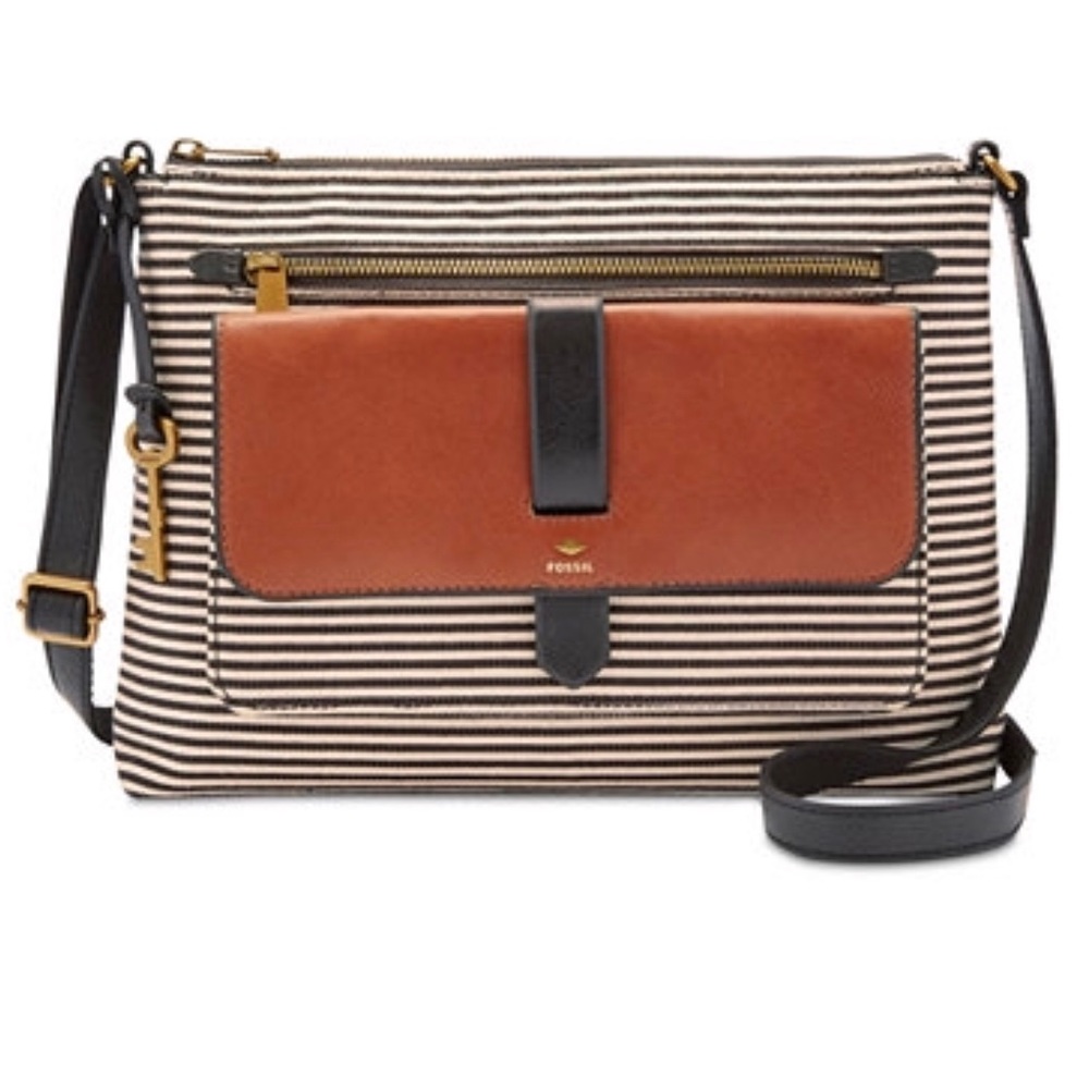 FOSSIL KINLEY LARGE CROSSBODY SHOULDER BAG