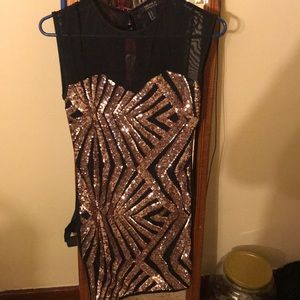 Sequined dress. Never worn.