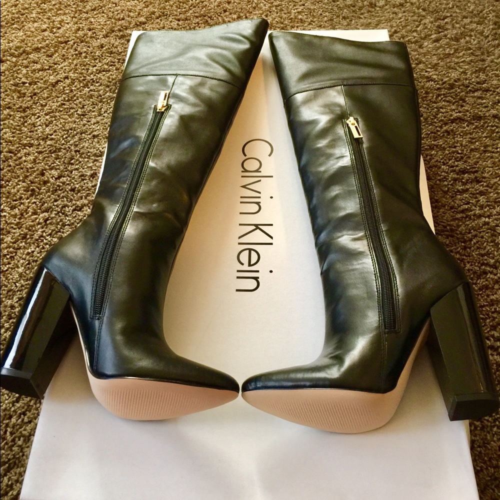 Calvin Klein knee high boots