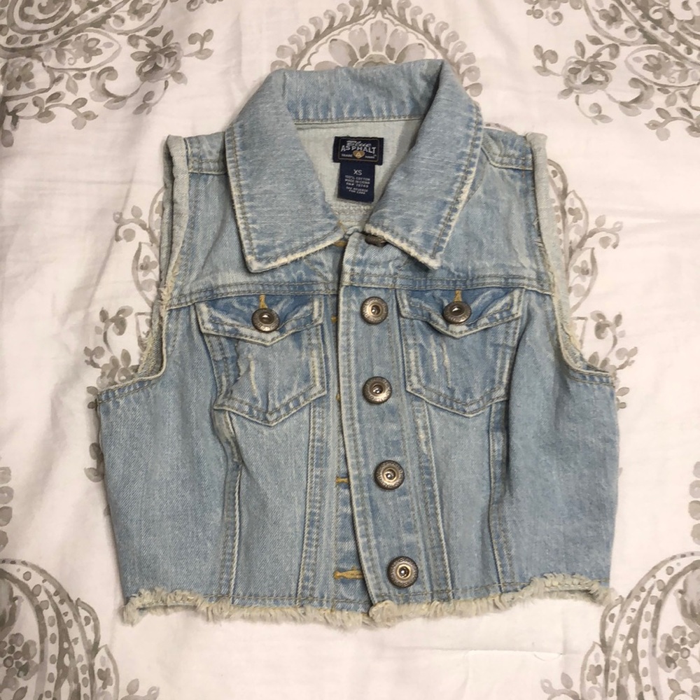 Blue Asphalt Jean Vest
