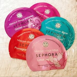 Set of 5 SEPHORA Face Masks