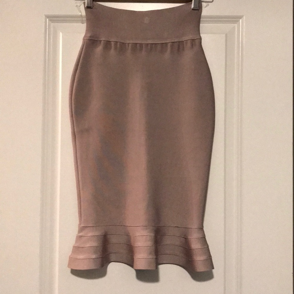 Spandex bell skirt