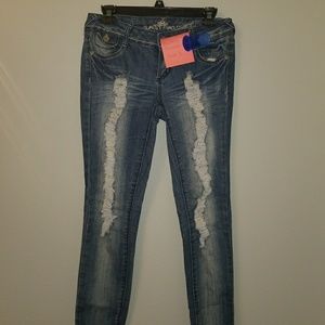 Distressed Skinny Jeans
