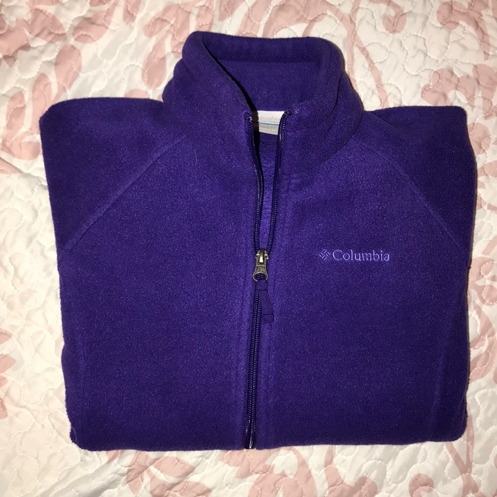 Purple kids full zip sweatshirt