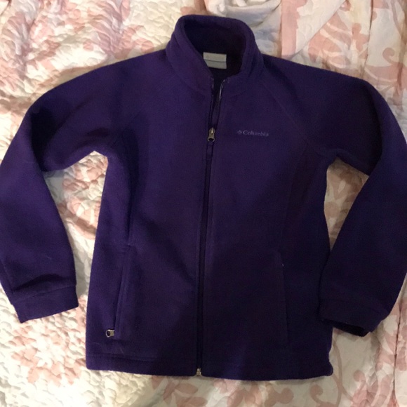 Purple kids full zip sweatshirt - Picture 2 of 6