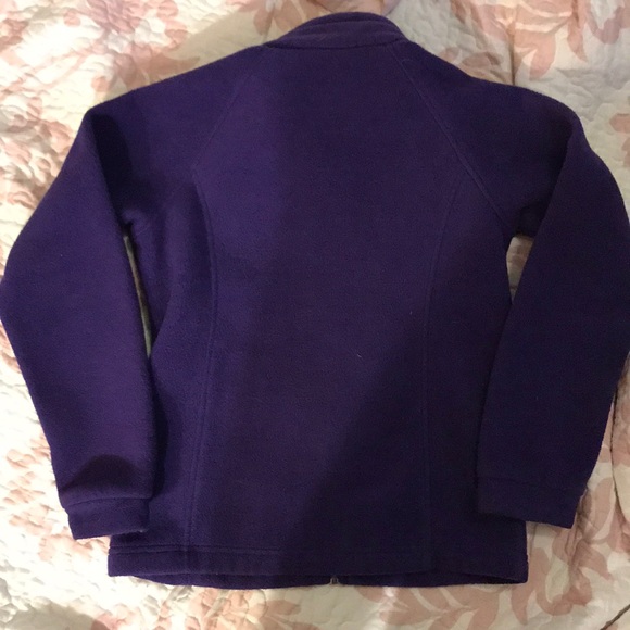 Purple kids full zip sweatshirt - Picture 3 of 6