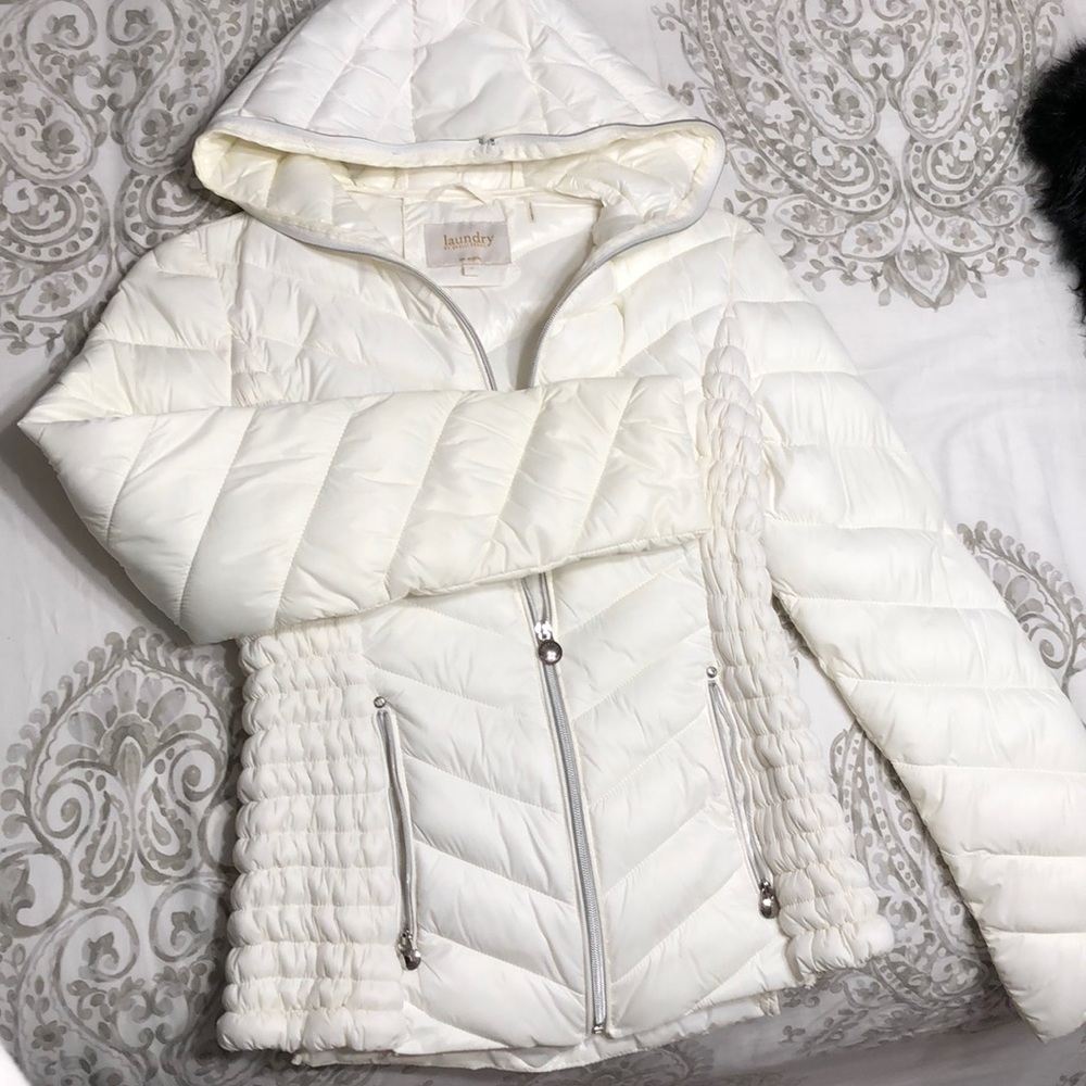 White Puffer Jacket