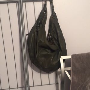 Genuine Leather Bag, olive