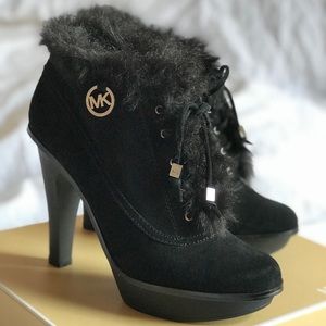 MICHAEL KORS suede boots