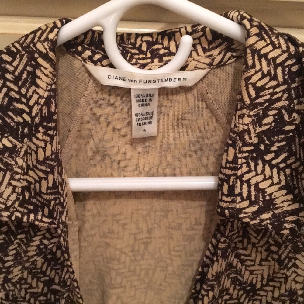 Silk Dvf Wrap Dress - image 3