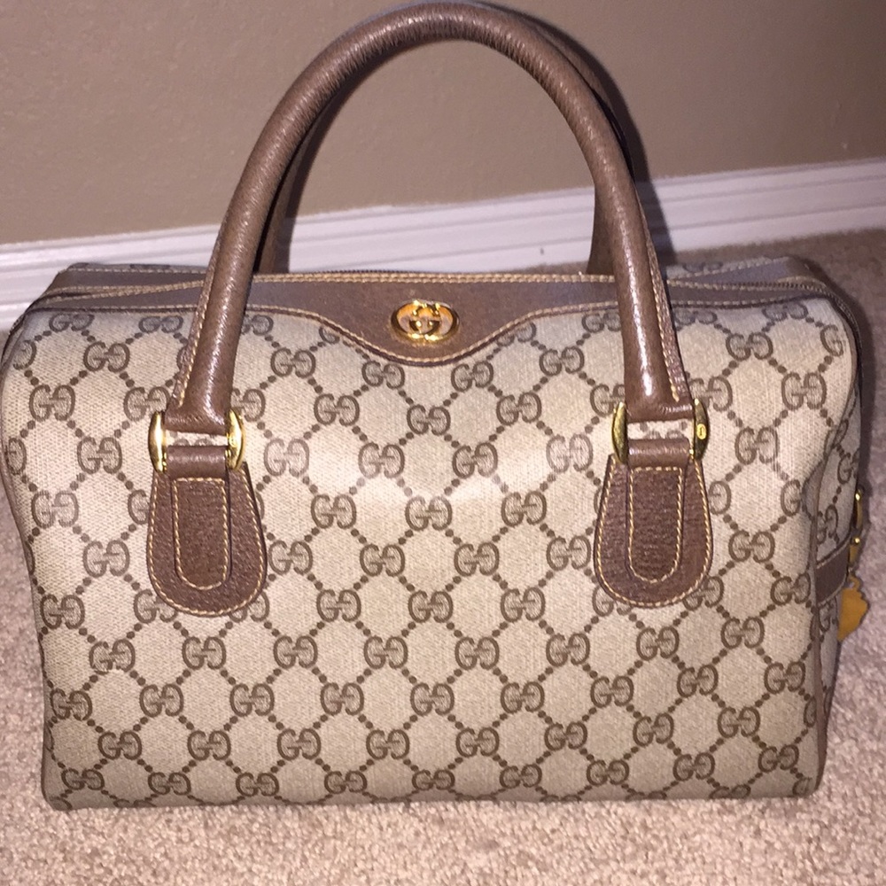 Gucci Vintage Monogrammed Handbag
