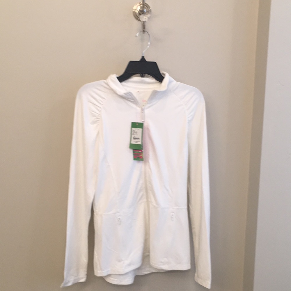Lilly Pulitzer Luxletic Weekender Resort WHT sz L