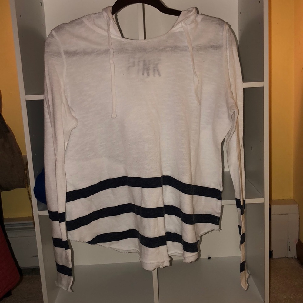 VS Pink White swing sweatshirt