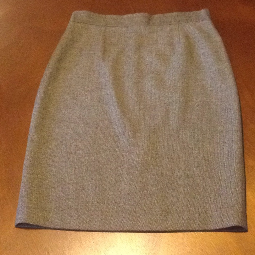 Kate Hill Tweed Pencil Skirt