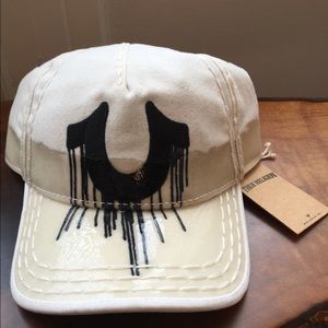 True Religion Two Tone Coated Ball Cap