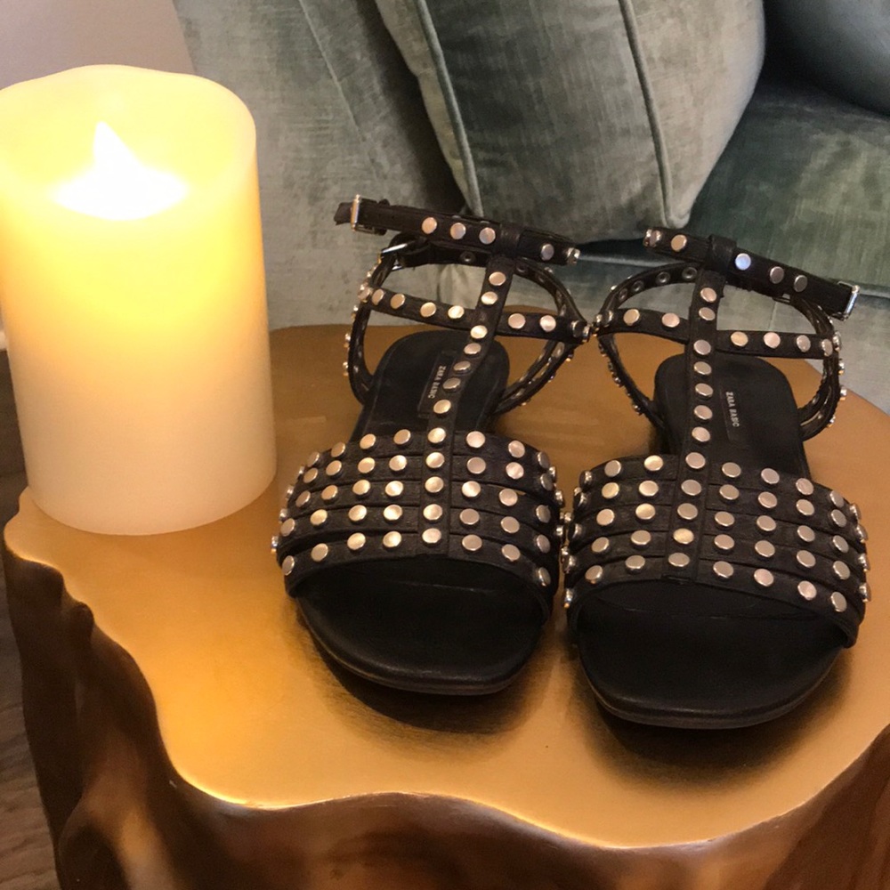 Zara Studded Sandals